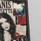Cuadro Alanis Morissette Jagged Little Pill Rock Art Vintage Marco Negro