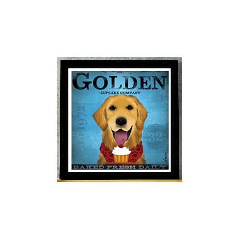 Cuadro Perro Cafe Pop Art Todas Razas Mascota Pet Decoracion
