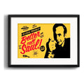 Cuadro Better Call Saul Frases Serie Breaking Bad Paspartú Marco Negro