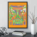 Cuadro Copa Del Mundo Futbol Fifa 2026 Póster Oficial Ciudad Ciudad De Mexico Negro