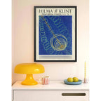 Cuadro Dormitorio Living Hilma Klint Caos Primordial Museo Marco Negro
