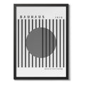 Cuadro Bauhaus Exposición Arte Exhibition Monocromatico Bauhaus 27 Monocromatico Marco Negro