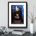 Cuadro Hellraiser Clive Barker Cinema Pelicula Con Paspartú Marco Negro