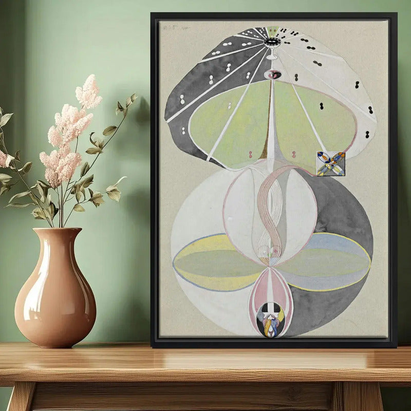 Cuadro Dormitorio Living Hilma Af Klint Árbol Conocimiento 5 Marco Negro