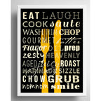 Cuadro Cocina Gourmet Parrillero Kitchen Arte Decoración