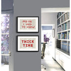 Set 2 Cuadros William Kentridge Thick Time Arte Con Paspartu