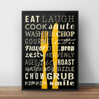 Cuadro Cocina Gourmet Parrillero Kitchen Arte Decoración