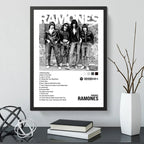 Cuadro Ramones Primero Album Spotify Canciones Punk Rock Marco Negro