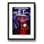 Cuadro Et El Extraterrestre Pelicula Cinema Con Paspartú Marco Negro