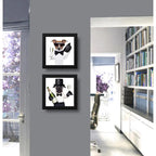 Set 2 Cuadros Perro Champagne Fiesta Cocina Pet Decoracion