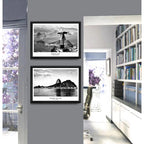 Set 2 Cuadros Rio De Janeiro Ciudad Cristo Redentor Brasil