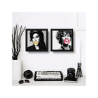 Set 2 Cuadros Amy Winehouse Whitney Houston Chicle Pop Art