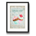 Cuadro Bake Frase Chef Cocina Cupcakes 2 Bakery Con Paspartu Marco Negro