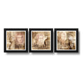 Set 3 Cuadros Beethoven Mozart Bach Art Música Clasica