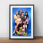Cuadro The Nanny La Niñera Serie Br2 Decoracion Con Paspartú Marco Negro