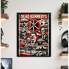 Cuadro Dead Kennedys Punk Rock Hardcore Musica Decoracion Marco Negro