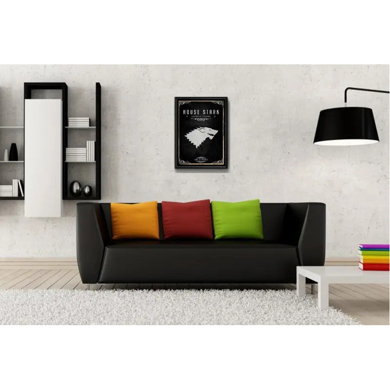 Cuadro Casas De Game Of Thrones Juego De Tronos Decoracion
