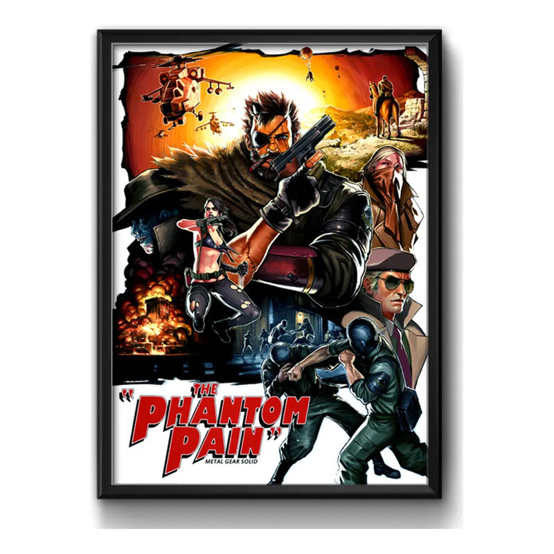 Cuadro Phantom Pain Metal Gear Game Video Juego Decoracion