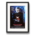 Cuadro Hellraiser Clive Barker Cinema Pelicula Con Paspartú Marco Negro