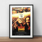 Cuadro Rush Rock Clasico Musica Album Decoracion Paspartú Marco Negro