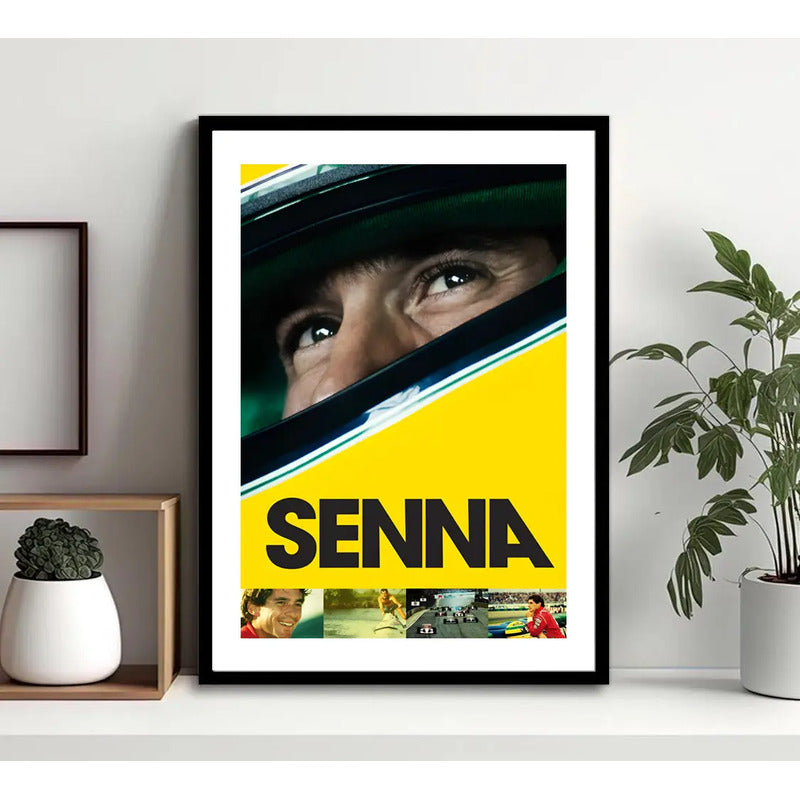 Cuadro Ayrton Senna Formula 1 Pelicula Biográfica 2010 Cine Marco Negro
