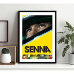 Cuadro Ayrton Senna Formula 1 Pelicula Biográfica 2010 Cine Marco Negro