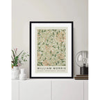 Cuadro William Morris Movimiento Arts & Crafts Pinturas Arte Honeysuckle Negro
