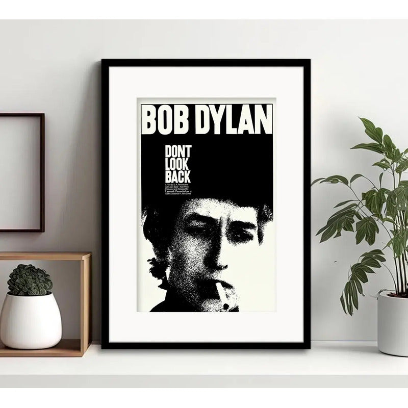 Cuadro Bob Dylan Pelicula Dont Look Back 1967 Con Paspartú Marco Negro