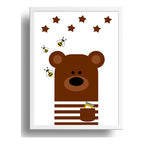 Cuadro Decoracion Dormitorio Infantil Niño Frases Animalitos