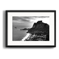 Cuadro Rio De Janeiro Fotos Blanco Negro Brs9 Con Paspartú Piedra Da Gávea Con Marco Negro