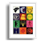 Cuadro Game Of Thrones Série Tv Decoracion Con Paspartú