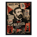 Cuadro Errico Malatesta Retro Escritor Anarquista Italiano Marco Negro