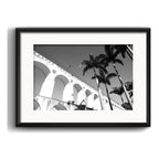 Cuadro Rio De Janeiro Fotos Blanco Negro Brs6 Con Paspartú Arcos Da Lapa Con Marco Negro