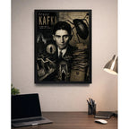 Cuadro Franz Kafka Arte Retro Obras Escritor Metamorfosis Marco Negro