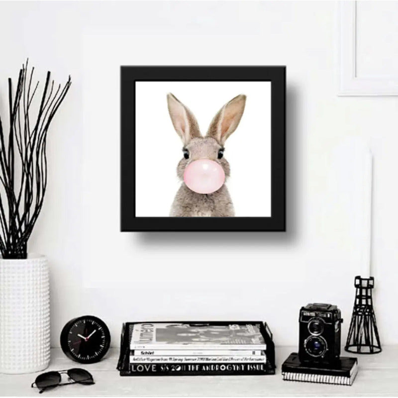 Cuadro Conejo Conejito Pet Animal Decoracion Dormitorio Casa