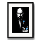 Cuadro Heisenberg Godfather Breaking Bad Padrino C/ Paspartú Marco Negro