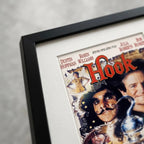 Cuadro Hook Pelicula Cinema Decoracion Con Paspartú Marco Negro