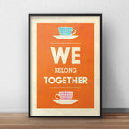 Set 2 Cuadros Café Escandinavo Pop Art Frases Cafeteria Bar