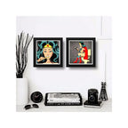 Set 2 Cuadros Mujer Maravilla Baño Superhéroe Comics Decor