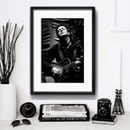 Cuadro Gustavo Cerati Soda Stereo B3 Decoracion Con Paspartú