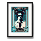 Cuadro Gustavo Cerati Soda Stereo B1 Decoracion Con Paspartú