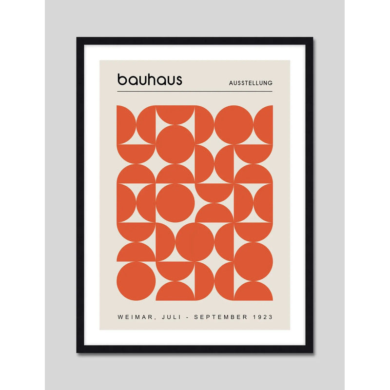 Cuadro Bauhaus Arte Avant-garde Abstracto Moderno Decoracion Bauhaus 3 Negro
