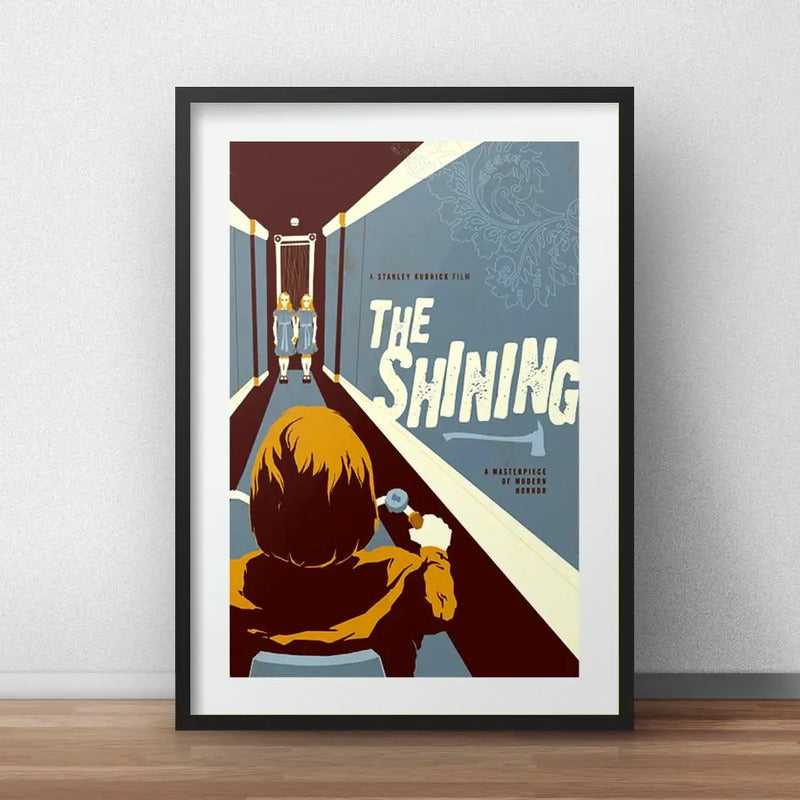 Cuadro El Resplandor The Shining Pelicula Terror B4 Paspartú Marco Negro