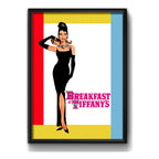 Cuadro Audrey Hepburn Pelicula Retro Breakfast Tiffany's