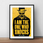 Cuadro Breaking Bad Série Heisenberg Decoracion Con Paspartú Marco Negro