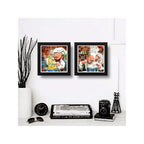 Set 2 Cuadros Chef Gourmet Vino Pasta Cocina Arte Decoracion