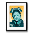 Cuadro Jesse Pinkman Serie Tv Breaking Bad Con Paspartú Marco Negro