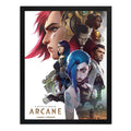 Cuadro Arcane Serie League Of Legends Game Geek Decoracion Marco Negro
