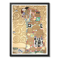 Cuadro Para Living Cocina Estudio Decoracion Moderna Nude Gustav Klimt Lovers Color Beige Con Marco Negro