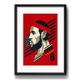 Cuadro Lebron James Basket Nba Baloncesto Con Paspartu Marco Negro